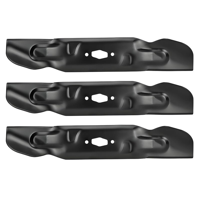 JSDYYYT 742P05086 ​شفرة جزازة العشب 3 قطع متوافقة مع 54" كرافتسمان T3200 TT440 Z5800، كاب كاديت XT1-GT54 XT1-ST54 ZT1-54 ZT1-54P ZT2-54 ZTS2-54، MTD ZT1-54، تروي-بيلت سوبر برونكو 54K XP، Z54 XP - Image 1